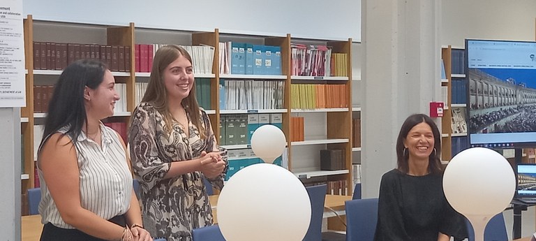 le studentesse che hanno svolto il periodo di mobilità in FGCU nel 2024, Alessandra Orsetti e Alessia Nardi, che hanno raccontato la propria esperienza. 