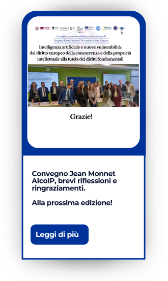 Brevi riflessioni e ringraziamenti