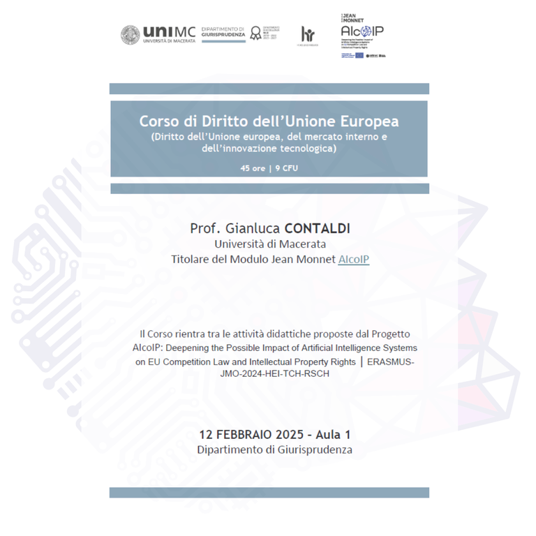 AIcoIP- Corso Diritto UE