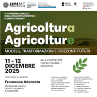 11 - 12 dicembre 2025 CONVEGNO IN ONORE DI Francesco Adornato