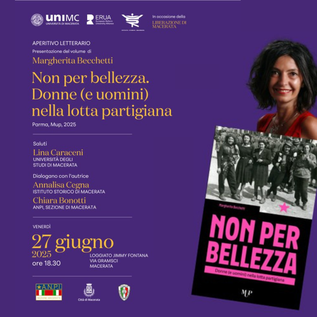 APERITIVO LETTERARIO. Non per bellezza. Donne (e uomini) nella lotta partigiana