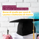 Borse di studio per corsi di Laurea e Dottorato di ricerca