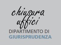 CHIUSURA UFFICI UNITA' RICERCA E INTERNAZIONALIZZAZIONE