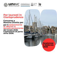 Bando per laureati in Giurisprudenza