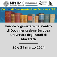 Evento CDE Macerata 20 e 21 marzo