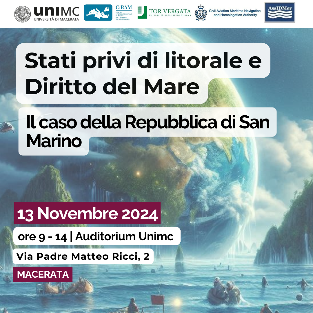 Convegno | Stati privi di litorale e Diritto del Mare. Il caso della Repubblica di San Marino