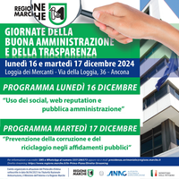 Il 16 e 17 dicembre 2024 "Giornate della Buona Amministrazione e della Trasparenza"