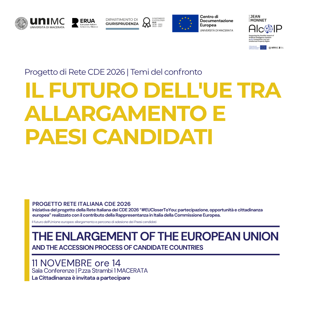 Il futuro dell'Unione europea tra allargamento e Paesi candidati: un confronto internazionale 
