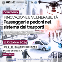 Convegno: Innovazione e vulnerabilità: passeggeri e pedoni nel sistema dei trasporti