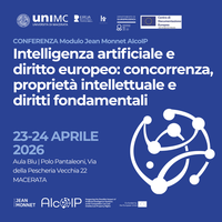 2° Conferenza AIcoIP:Intelligenza artificiale e diritto europeo