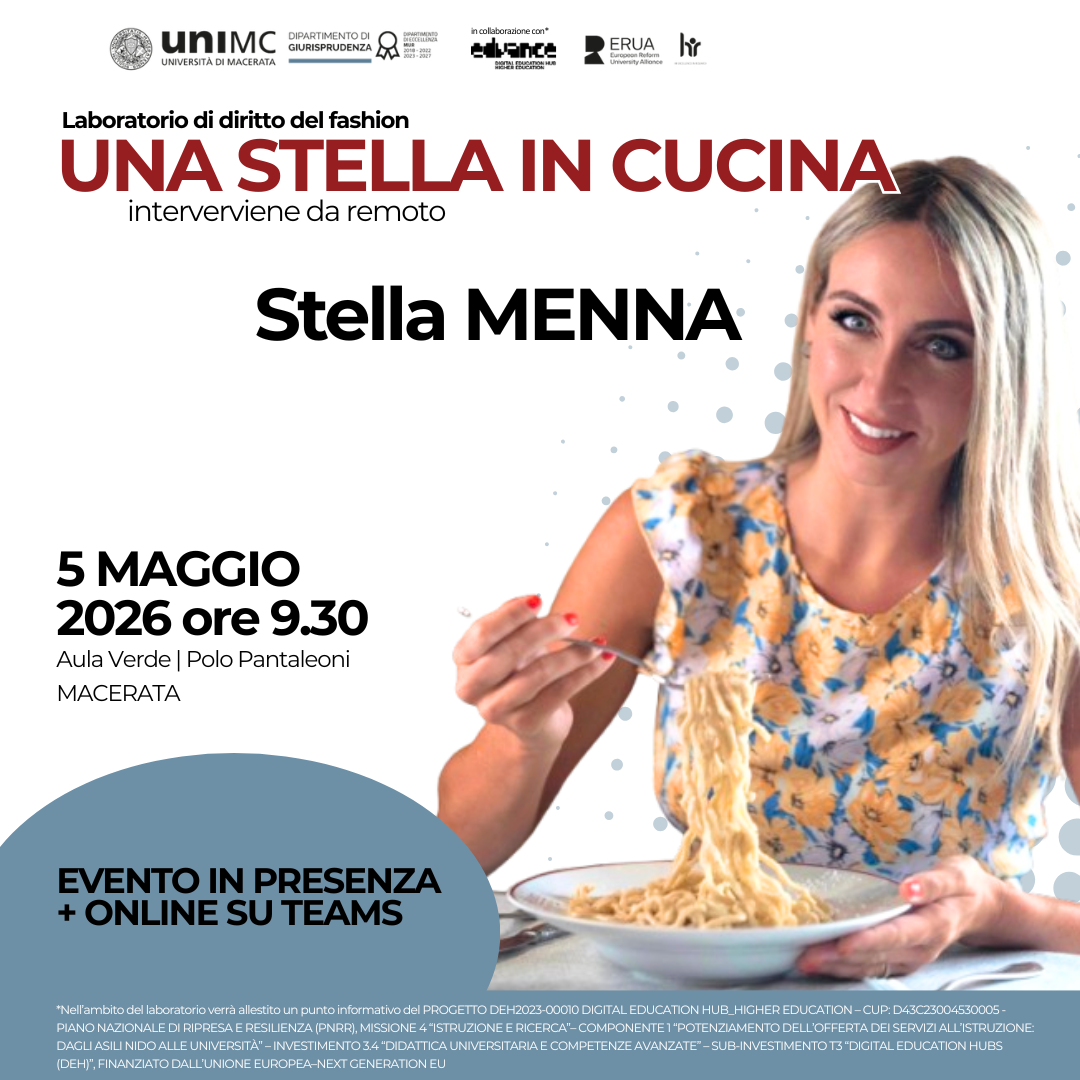 Laboratorio di Diritto del Fashion: una Stella in cucina  