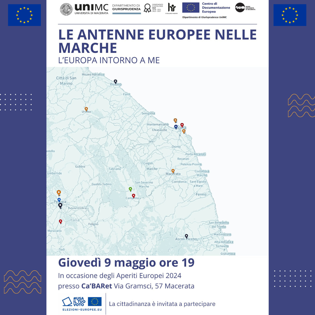 Le antenne europee nelle Marche