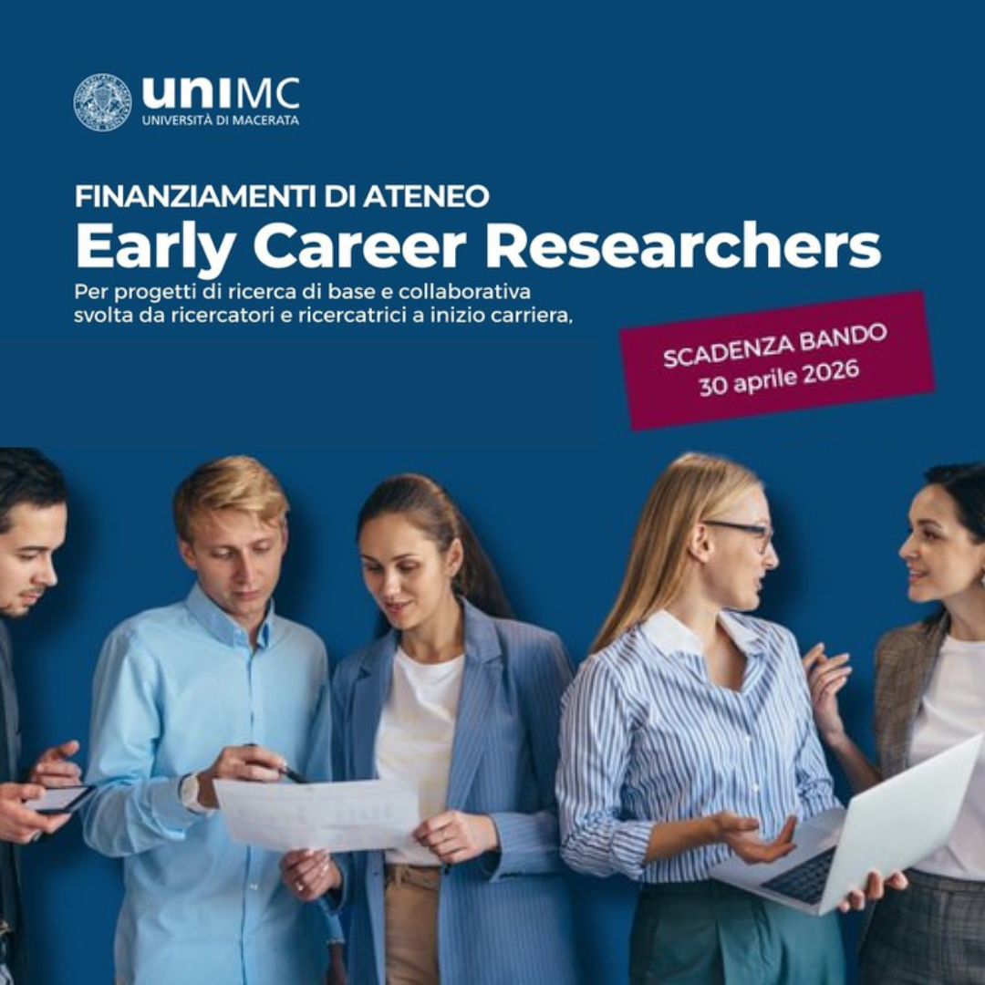Nuovi finanziamenti per progetti di ricerca degli Early Career Researchers