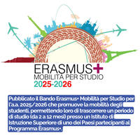 Bando Erasmus+ Mobilità per Studio a.a. 2025/2026