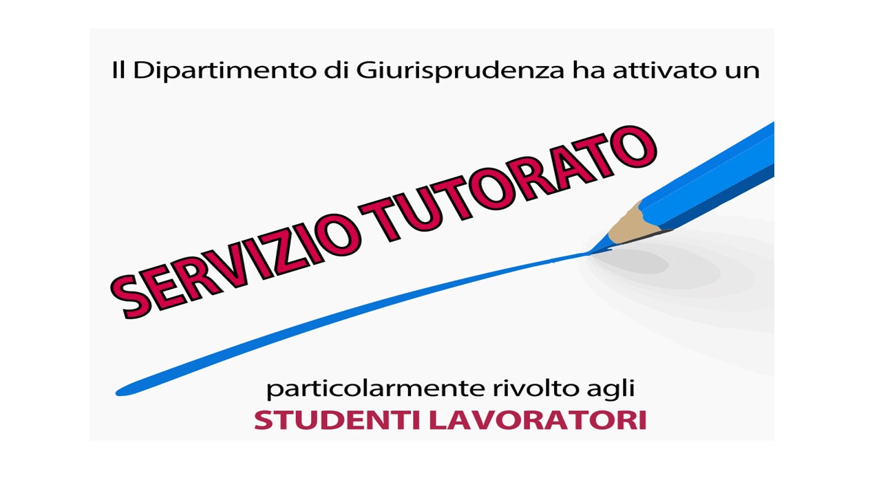 Servizio tutorato particolarmente rivolto a studenti lavoratori