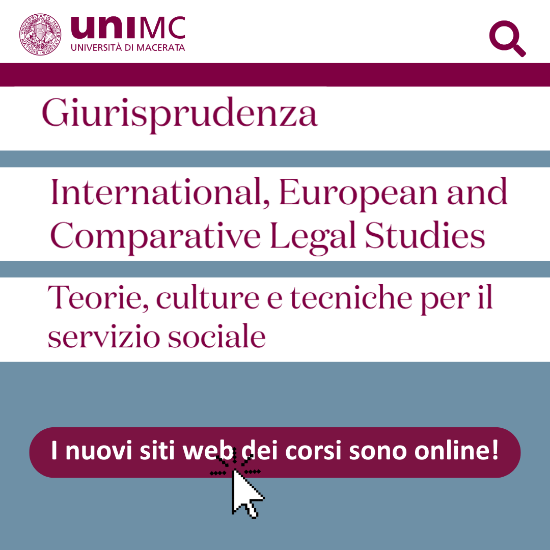 Sono online i nuovi siti web dei Corsi di studio