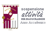 Sospensione attività per Inaugurazione Anno Accademico