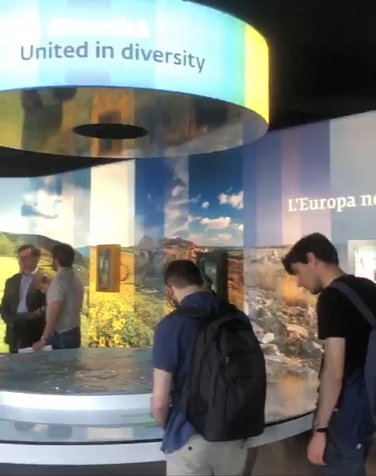 Studenti del Dipartimento visitano lo Spazio “Esperienza Europa” a Roma