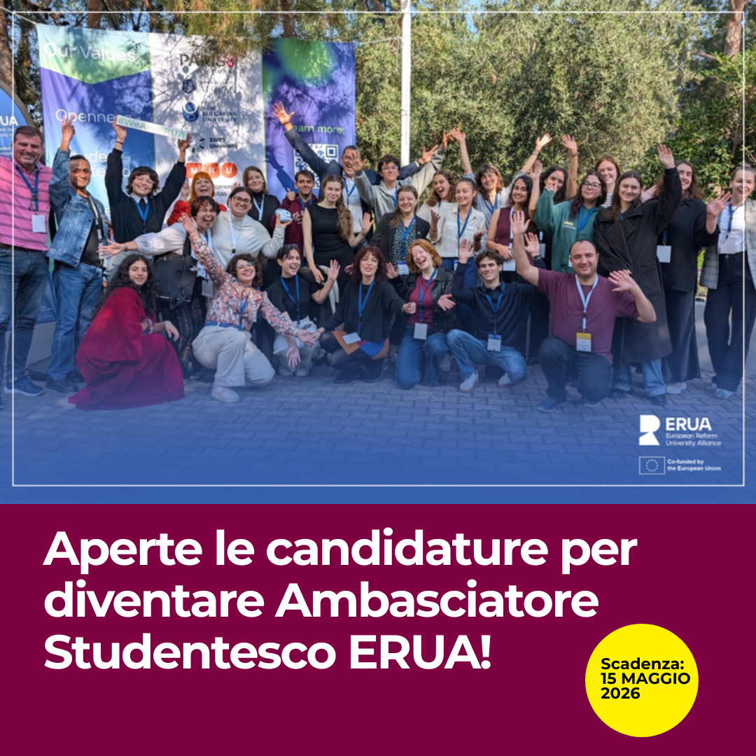 Vuoi rappresentare UniMC in tutta Europa? Diventa Ambasciatore Studentesco ERUA!